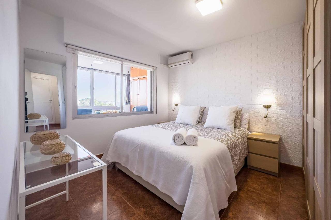 Apartamento Acogedor, Terraza, Piscina Y Mar Benalmádena Exterior foto